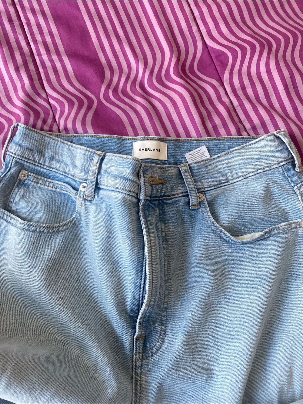 Everlane Pale Blue way high curve Jean - Picture 2 of 4